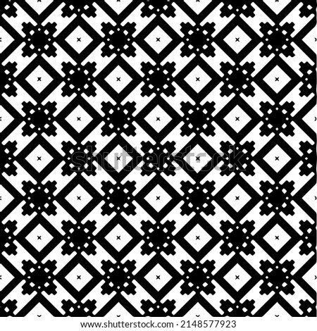 Vector monochrome pattern, Abstract texture for fabric print, card, table cloth, furniture, banner, cover, invitation, decoration, wrapping.