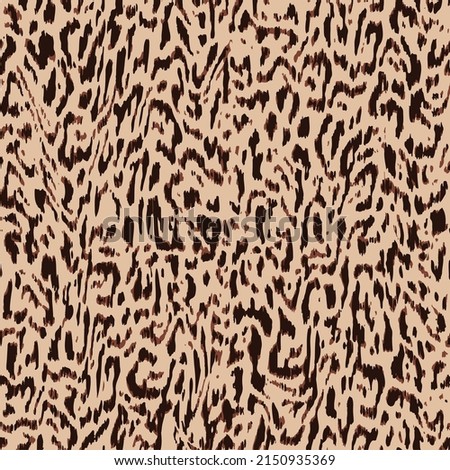 Leopard skin pattern, abstract animal leather seamless  design