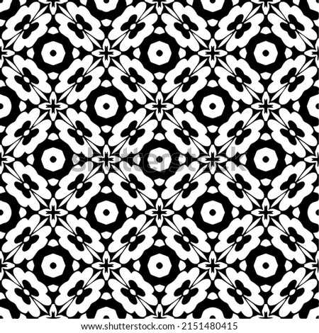 monochrome seamless pattern. Abstract texture for fabric print, card, table cloth, furniture, banner, cover, invitation, decoration, wrapping.seamless repeating pattern.Black and 
white color.