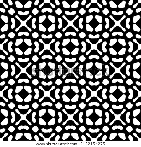 monochrome seamless pattern. Abstract texture for fabric print, card, table cloth, furniture, banner, cover, invitation, decoration, wrapping.seamless repeating pattern.Black and 
white color.