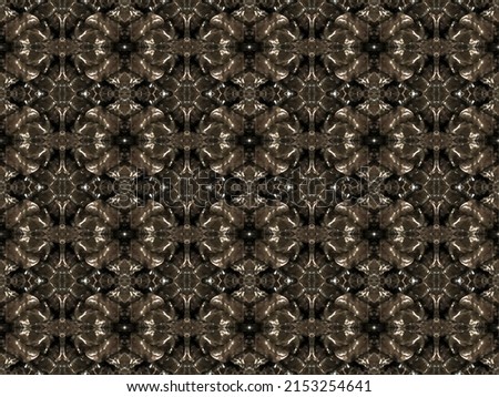 Black and brown dark modern decorative abstract geometric seamless pattern