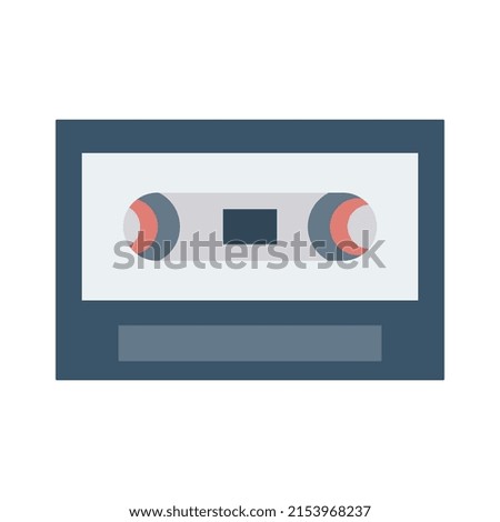 tape cassette Vector icon which is suitable for commercial work and easily modify or edit it

