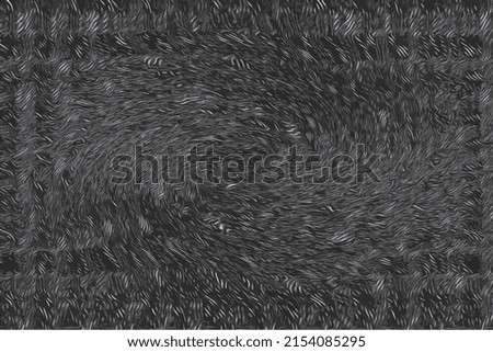 Black and White Twirl lines Background art 