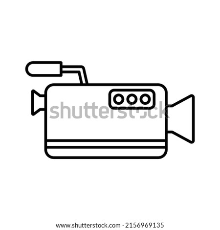 video camera Vector icon which is suitable for commercial work and easily modify or edit it

