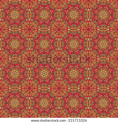 Pattern seamless. Colorful ethnic ornament. Arabesque style