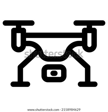 Drone icon design, vector illustration, best used for presentations