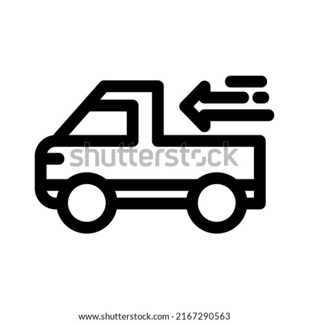 delivery service icon or logo isolated sign symbol vector illustration - high quality black style vector icons
