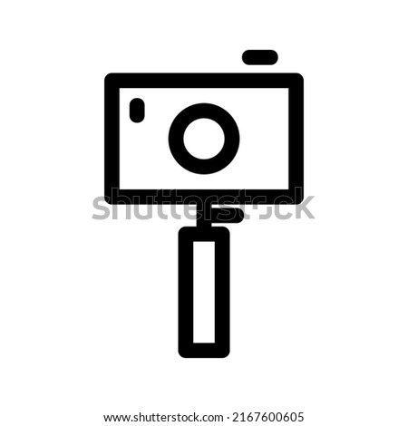 selfie icon or logo isolated sign symbol vector illustration - high quality black style vector icons
