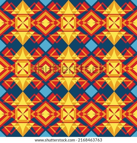 Background geometric design with Abstract seamless pattern vector illustration.