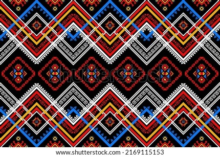 Ethnic abstract Art. Aztec geometric art ornament print. Design for carpet, wallpaper, fabric, clothing, wrapping