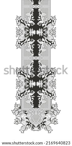 Digital textile design ornament and texture.Baroque Rococo style wallpaper design, European background pattern, suitable for textile, clothing and bottom design
