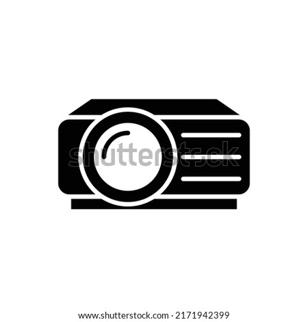 projector icon flat style trendy stylist simple
