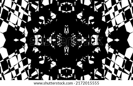 black pattern on white background modern mystical wallpaper for design