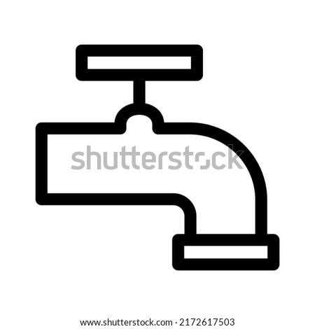 faucet icon or logo isolated sign symbol vector illustration - high quality black style vector icons
