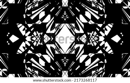 interesting black pattern in op art style modern monochrome wallpaper
