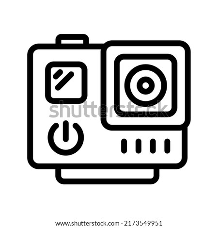 Action camera icon. camera sign. vector illustration