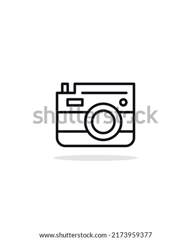 camera 
 icon vector illustration, eps 10