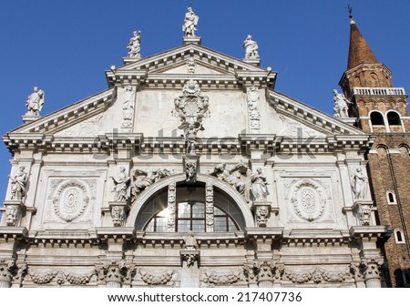 Chiesa di Santa Maria del Giglio or Church of Santa Maria Zobenigo, Venice, Italy