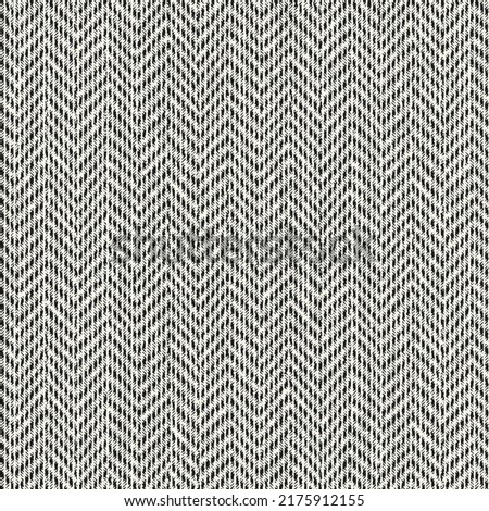 Monochrome Herringbone Weave Textured Pattern