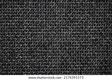 Detailed pattern of yarn woven into the fabric