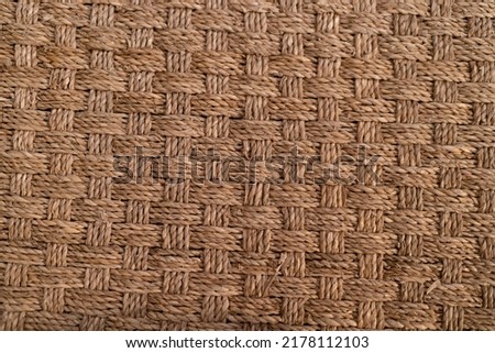 close up of woven twine texture
