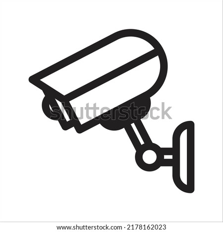 CCTV icon vector design template