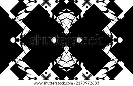 black dynamic pattern creating an optical illusion