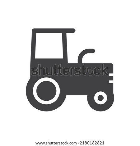 Tractor Icon Sign Symbol Vector