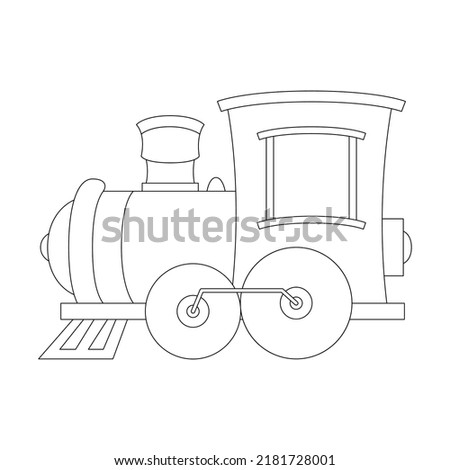Train line icon. Vector black icon isolated on white background