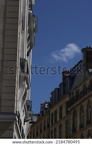Facade of a building in Paris