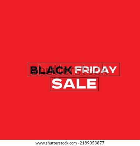 Black friday sale over red background.Black friday logo sale logo.Vector illustrations.