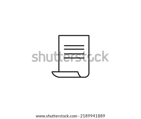 document paper icon vector symbol design illustration