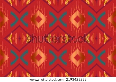 simple ethnic design in the philippines. Ikat Seamless pattern background vector in tribal, folk embroidery, and Mexican style. Aztec geometric art ornament print. Design for carpet,wallpaper,clothing