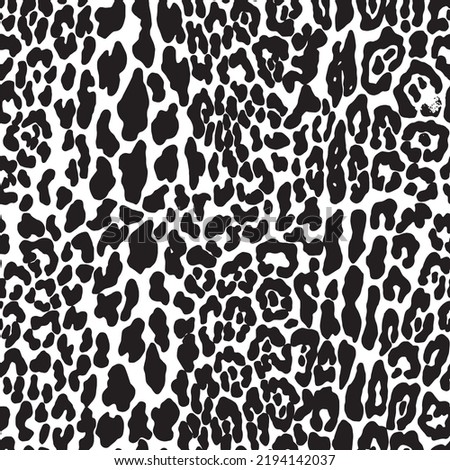 Animal print seamless pattern black realistic leopard tiger stripes stylish modern fur wild with texture vector