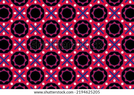 Geometric pattern in the colors of the national flag of Nepal. The colors of Nepal.
