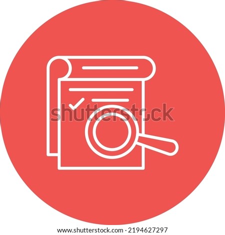 Productive Work line circle icon vector image. Can also be used for web apps, mobile apps and print media.
