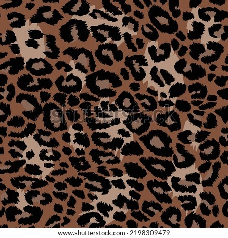 leopard animal wild safari cat textile pattern design 