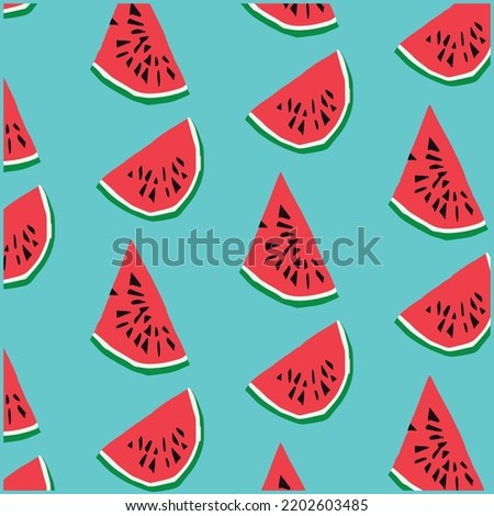 watermelon, vector pattern, vector food patter, watermelons
