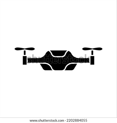 drone icon. Simple element illustration. drone concept symbol design on white background.