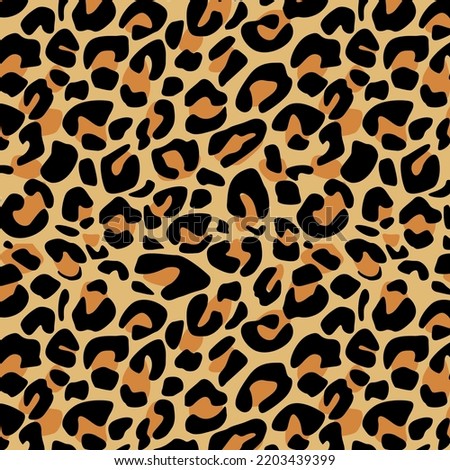 Leopard design seamless animal background, cheetah skin