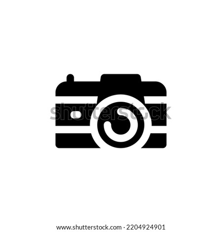 digital camera vector icon. computer component icon solid style. perfect use for logo, presentation, website, and more. simple modern icon design solid style