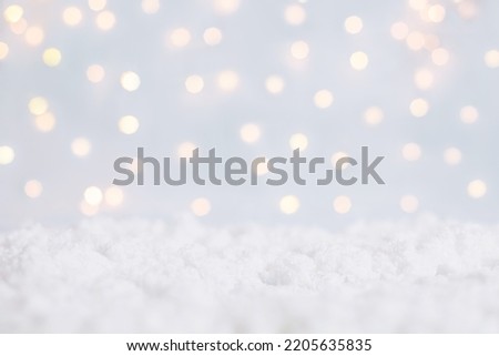 Winter snow background. Christmas and New Year greeting card with copy space. Image for montage your products.