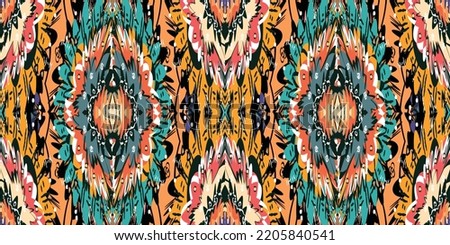Geometric ethnic oriental ikat pattern traditional Design.Geometric ethnic oriental pattern traditional Design for background,carpet,wallpaper,clothing,wrapping,fabric,embroidery style.wave.line.Eps10