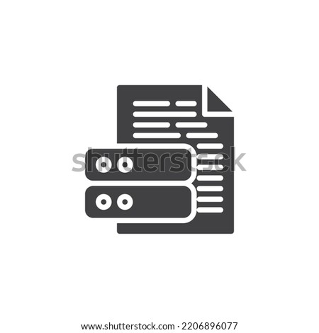 Data analytics vector icon. filled flat sign for mobile concept and web design. Data report glyph icon. Symbol, logo illustration. Vector graphics