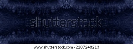 Abstract Seamless Line. Art Blue Color Elegant Drip. Wet Tie Dye Print. Wash Old Material Texture. Ink Rough Brush. Dark Rustic Effect. Colour Navy Seamless Effect. Fabric Geometric Drawn Artwork.