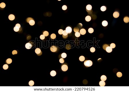 abstract defocused blurred lights background, christmas
