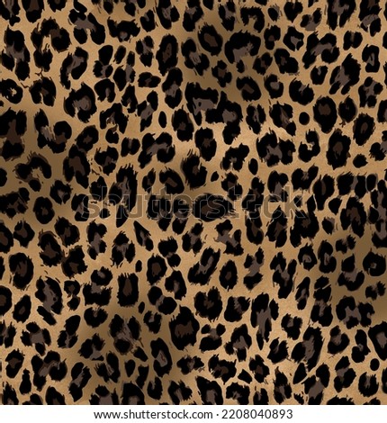 Leopard pattern seample black brown decor nature