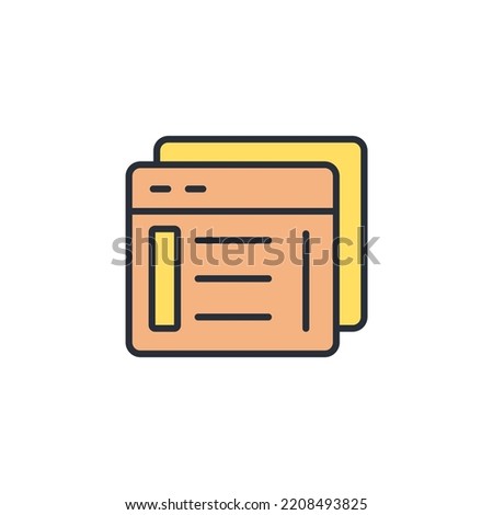 Web design icons  symbol vector elements for infographic web