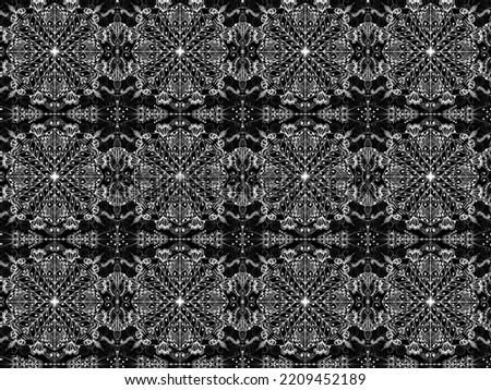 Seamless repeating tile pattern ornament