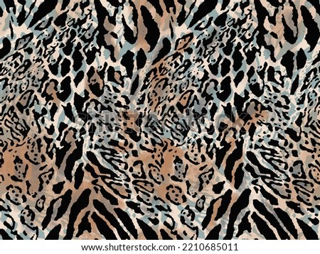leopard pattern animal wild fur watercolor african fashion